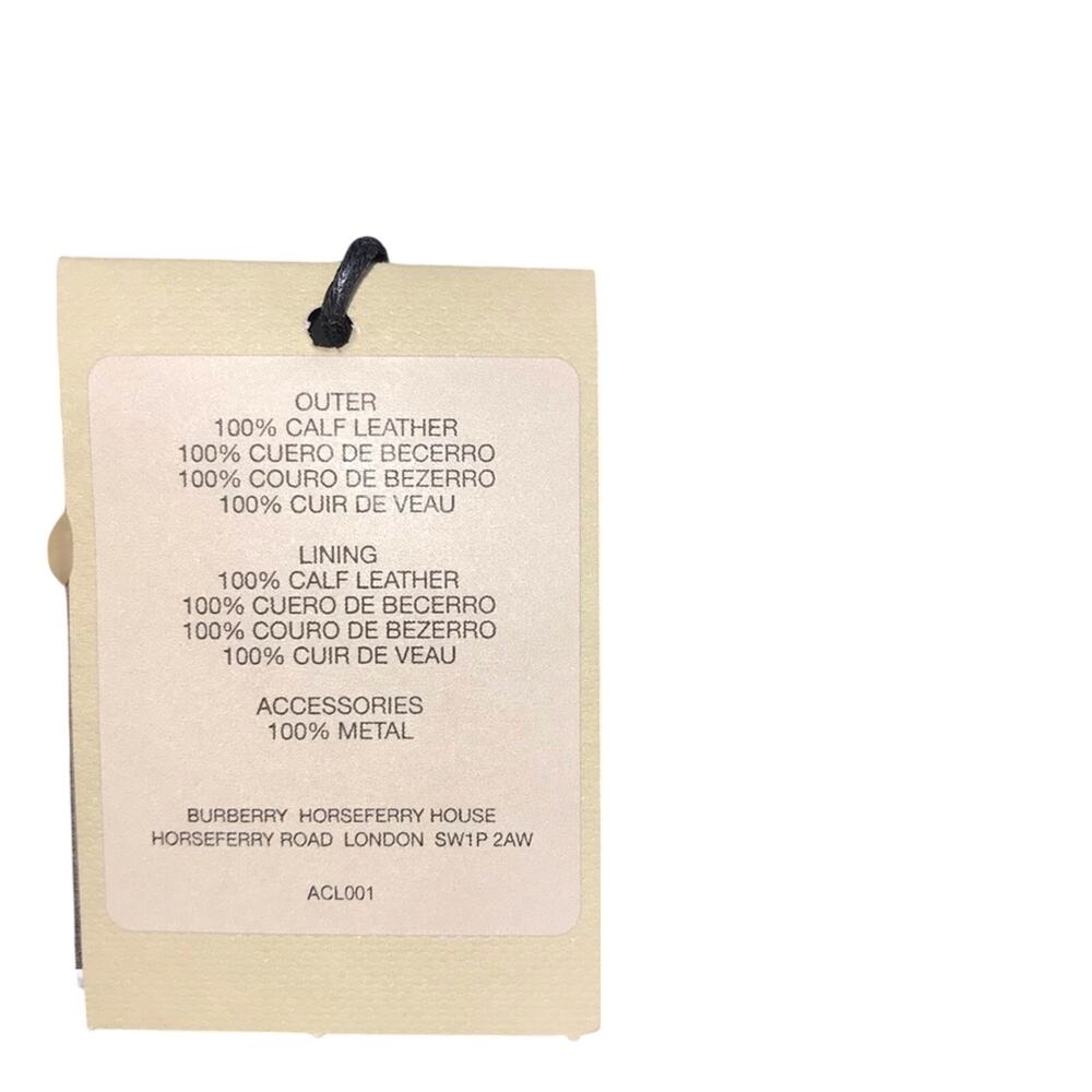 Burberry Kessock Patent Leather Skinny Belt New with Tags Size 105 / 42 - Picture 6 of 9